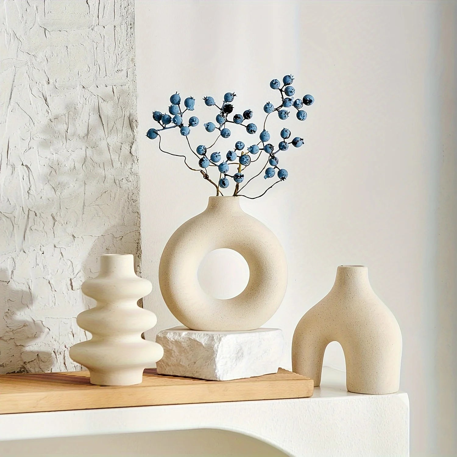 Nordic Bloom – Designer Ceramic Vase