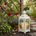 Vintage Metal Lantern Candle Holder