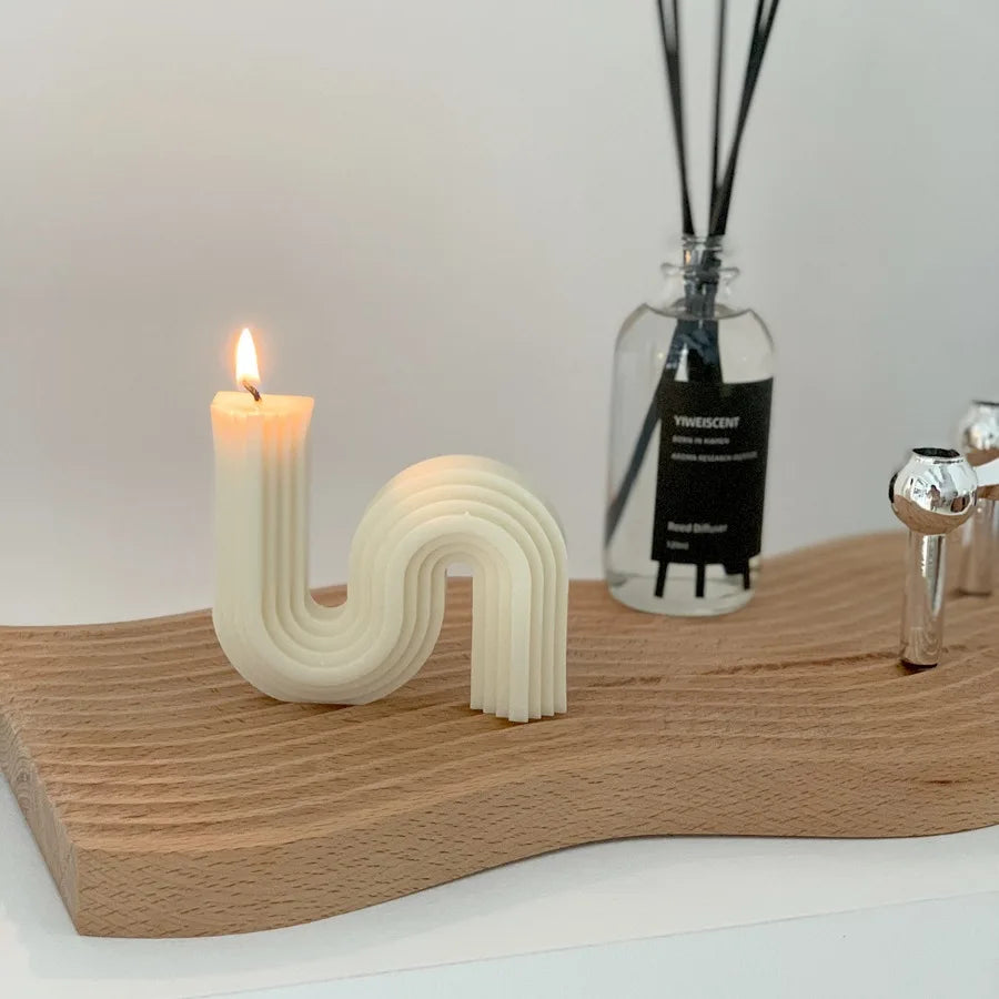 Handmade Alphabet Soy Wax Aromatherapy Candle