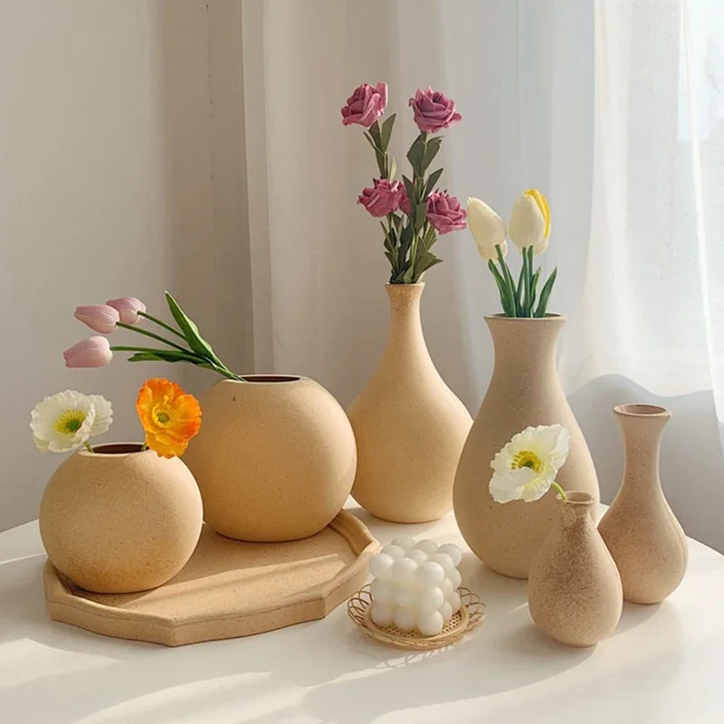 Decorative Vase with Natural Texture