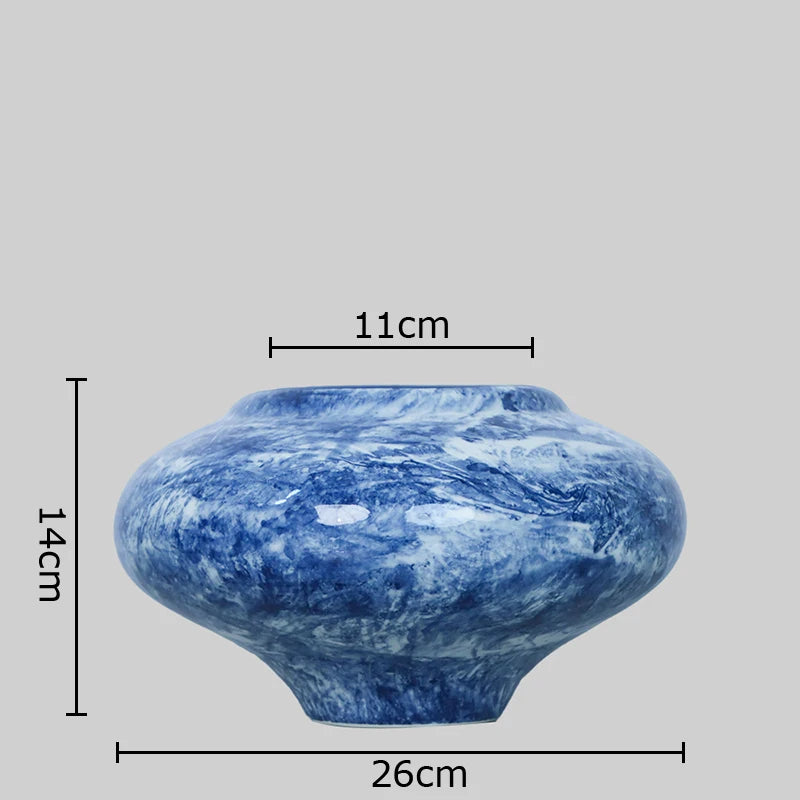 Celeste – Blue & White Porcelain Vase