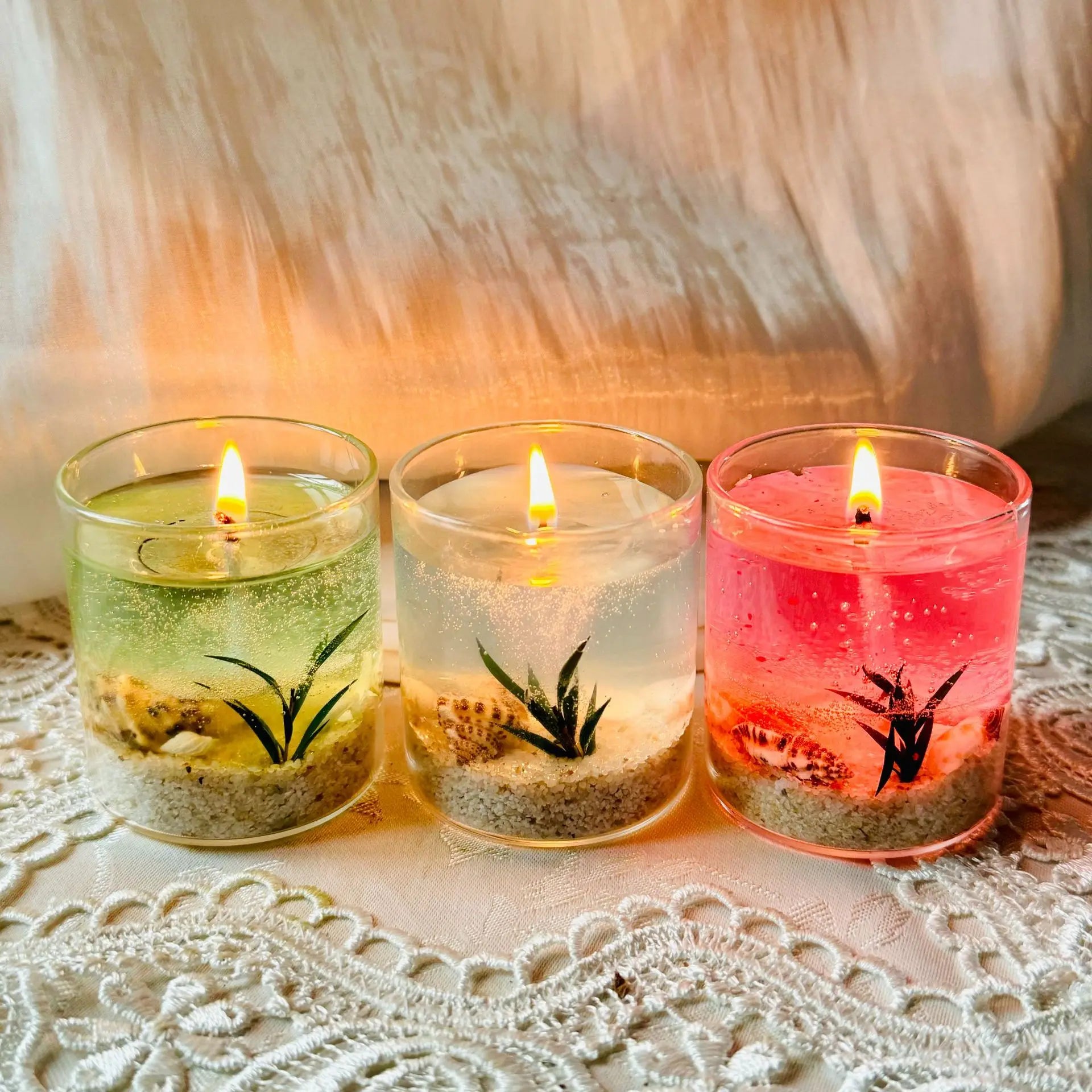 Handmade Gel Wax Art Candle