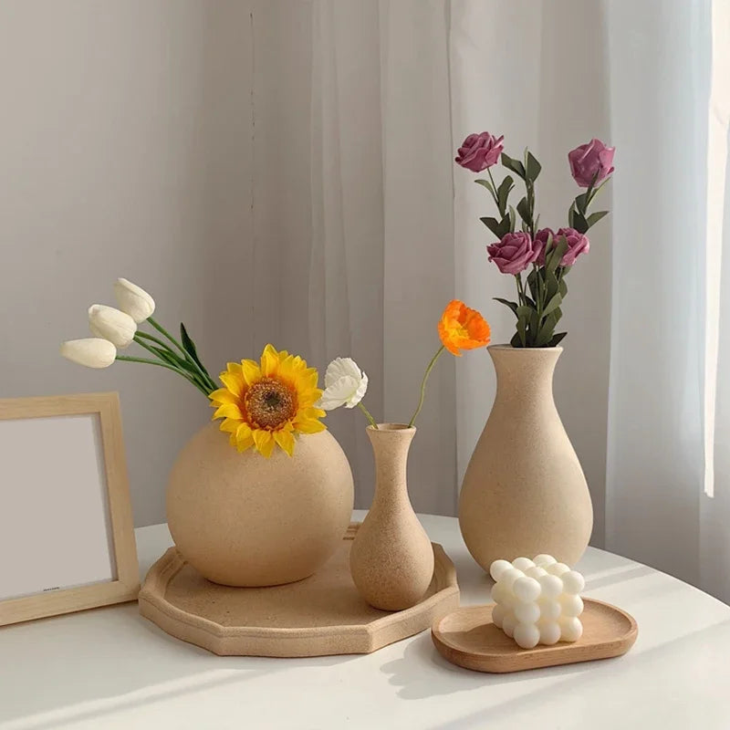Decorative Vase with Natural Texture