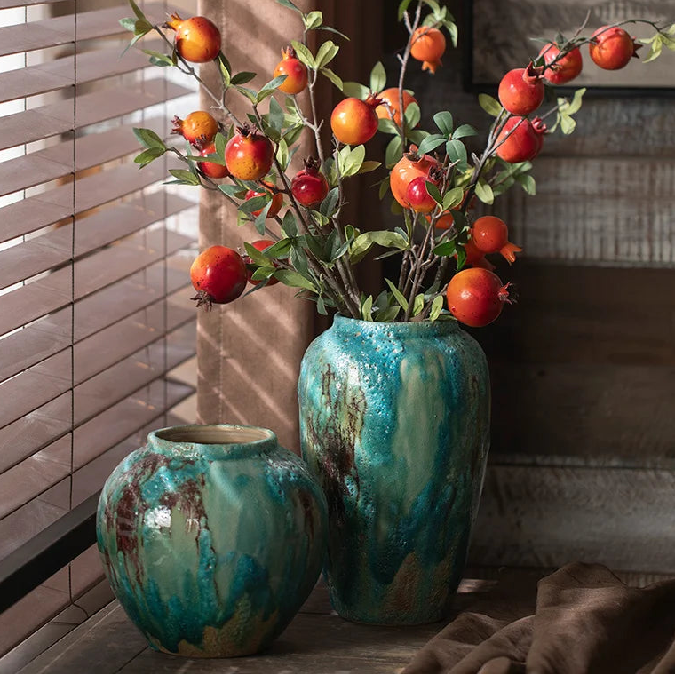 Verdis – Blue-Green Ceramic Vase