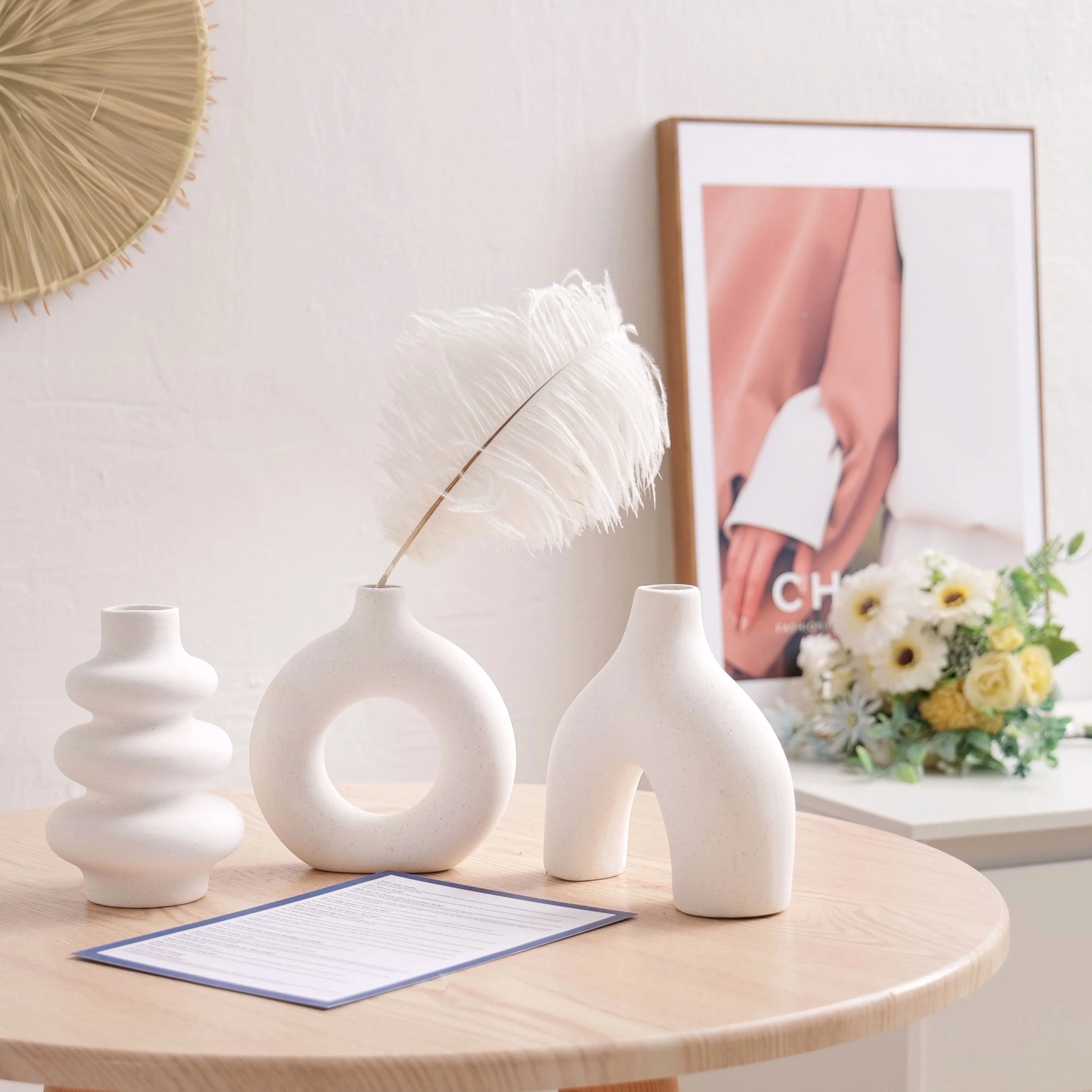 Nordic Bloom – Designer Ceramic Vase