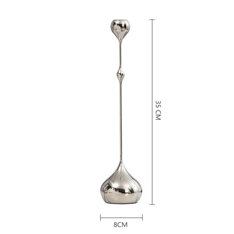 Modern Stainless Steel Candle Holder