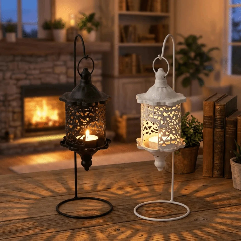 Elegant Metal Candle Holder