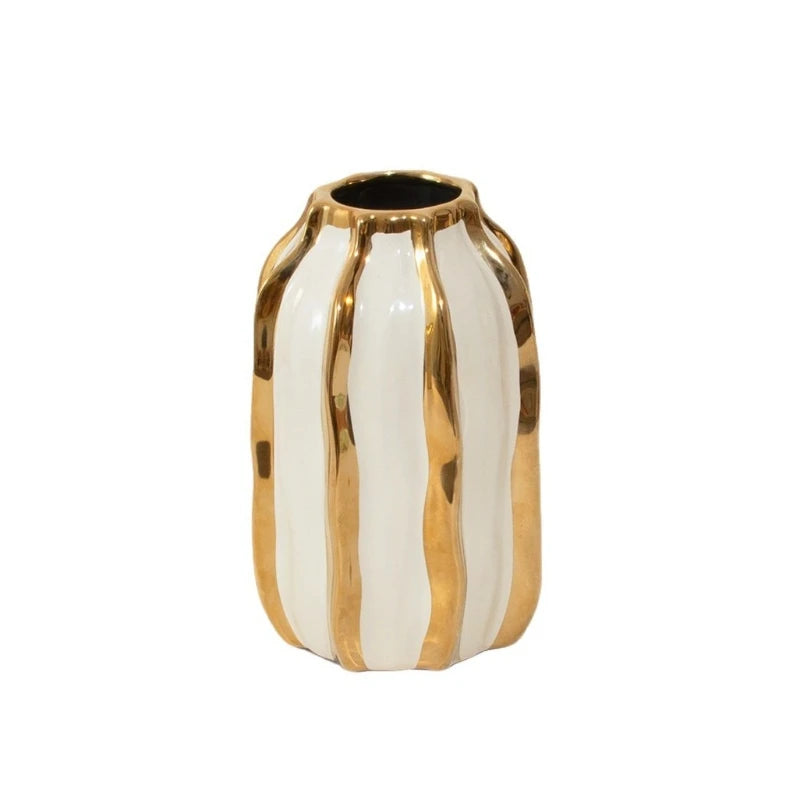 Lustra – Electroplated Porcelain Vase