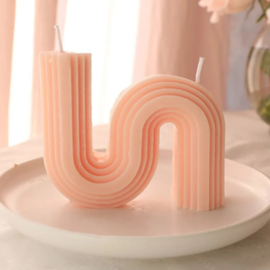 Handmade Alphabet Soy Wax Aromatherapy Candle