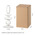 Handmade Glass Taper Candle Holder