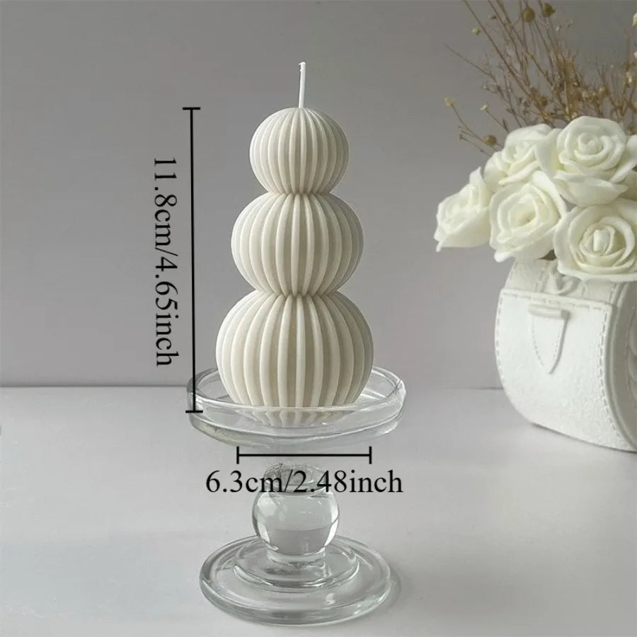 Sculptural Soy Wax Art Candle