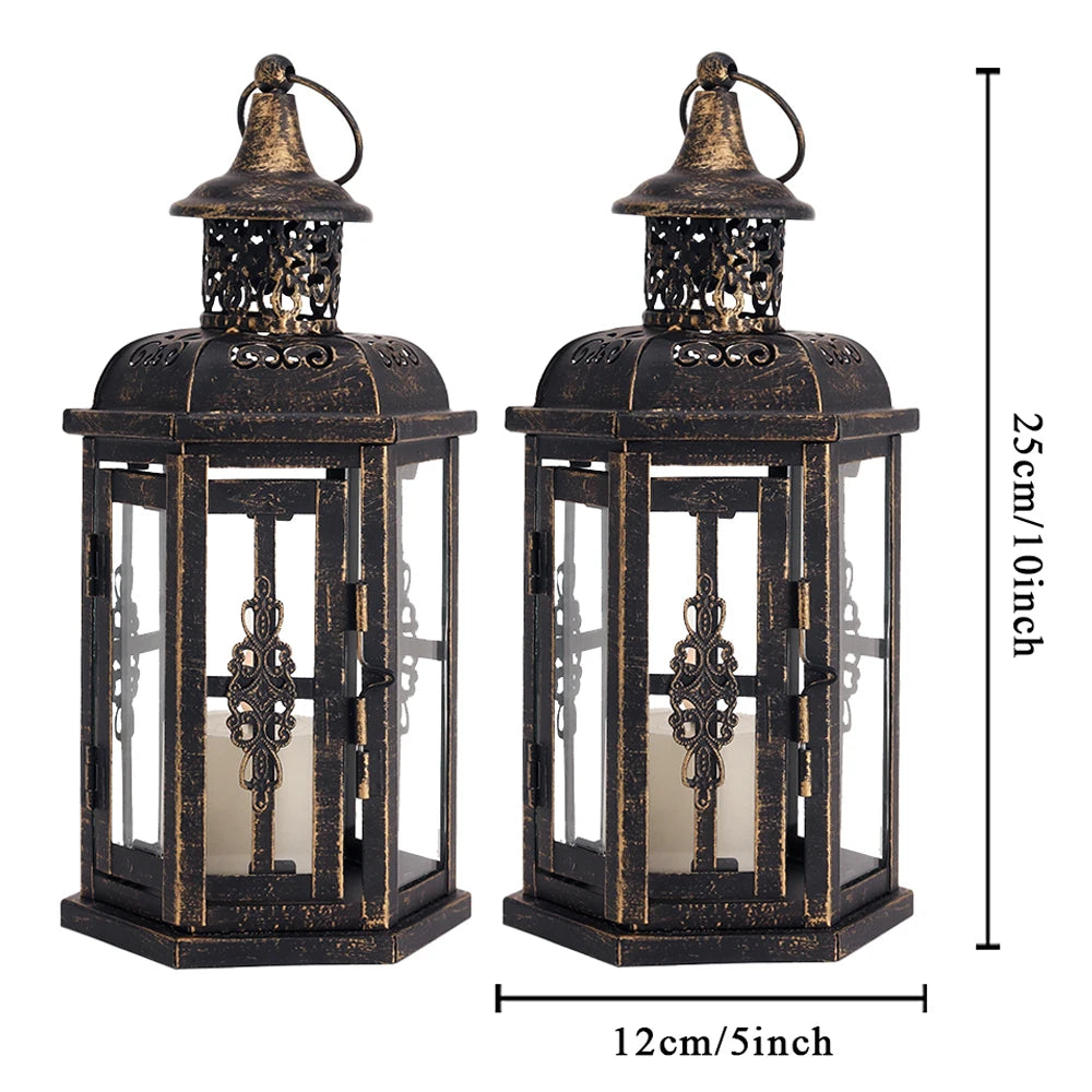 Nordic Metal Lantern Candle Holder