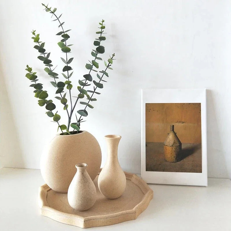Decorative Vase with Natural Texture