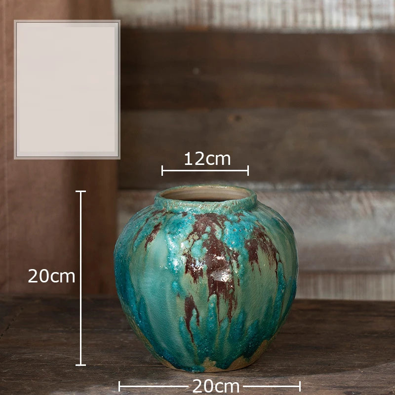 Verdis – Blue-Green Ceramic Vase