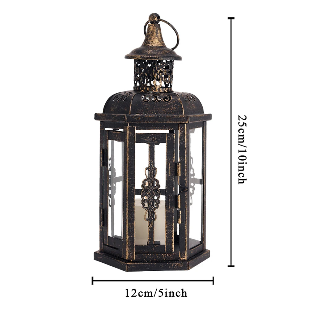 Nordic Metal Lantern Candle Holder