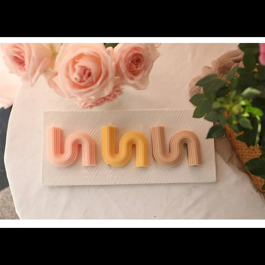 Handmade Alphabet Soy Wax Aromatherapy Candle