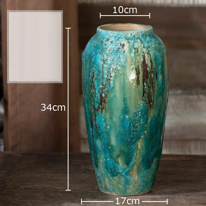 Verdis – Blue-Green Ceramic Vase