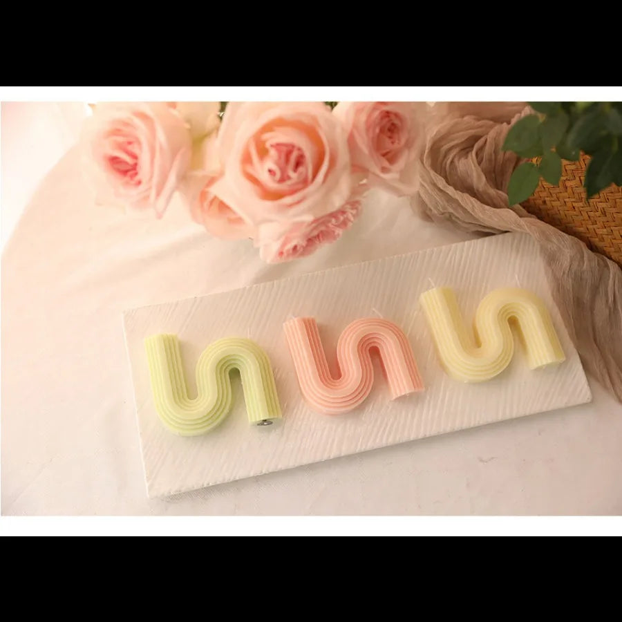 Handmade Alphabet Soy Wax Aromatherapy Candle