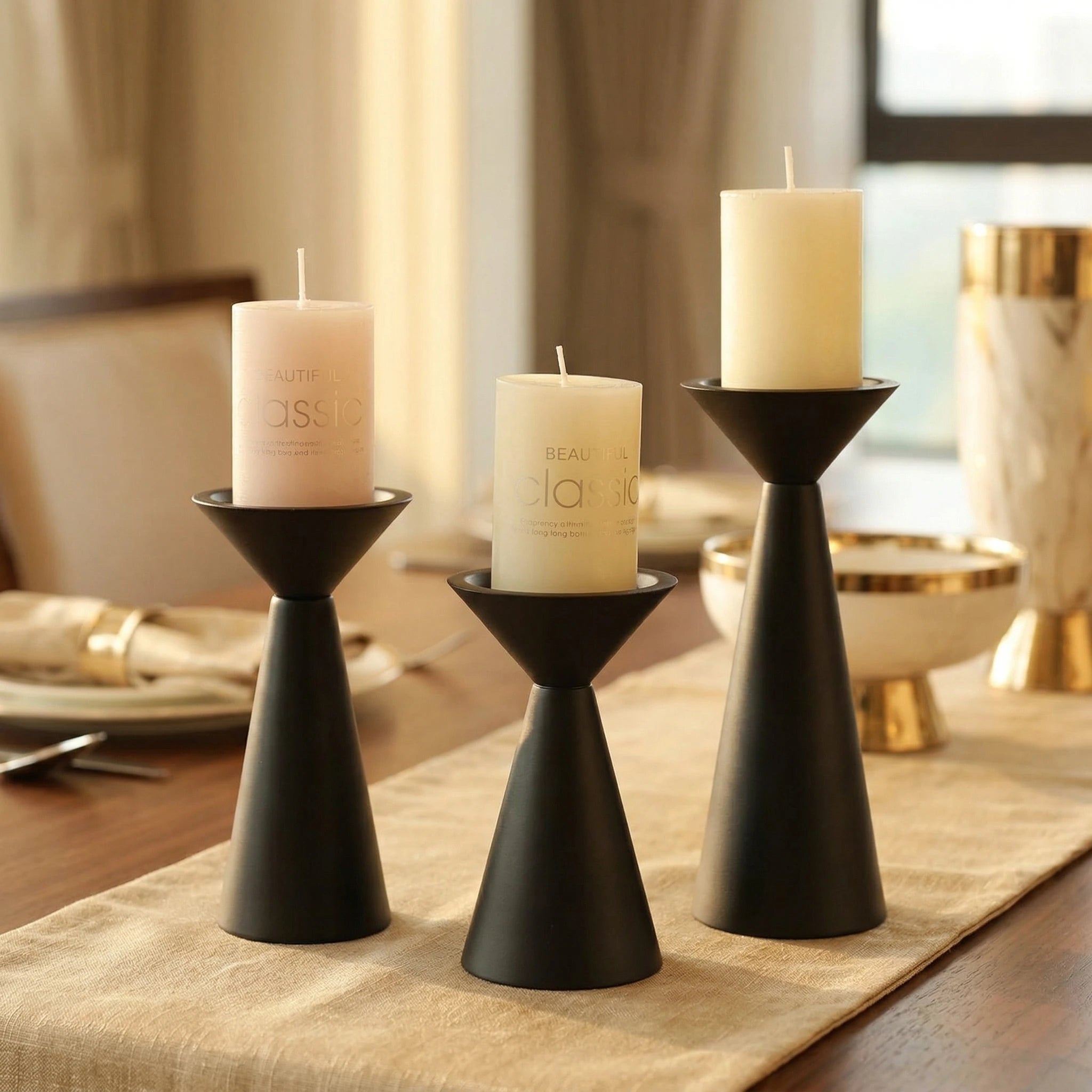 Luna – Metal Candle Holder
