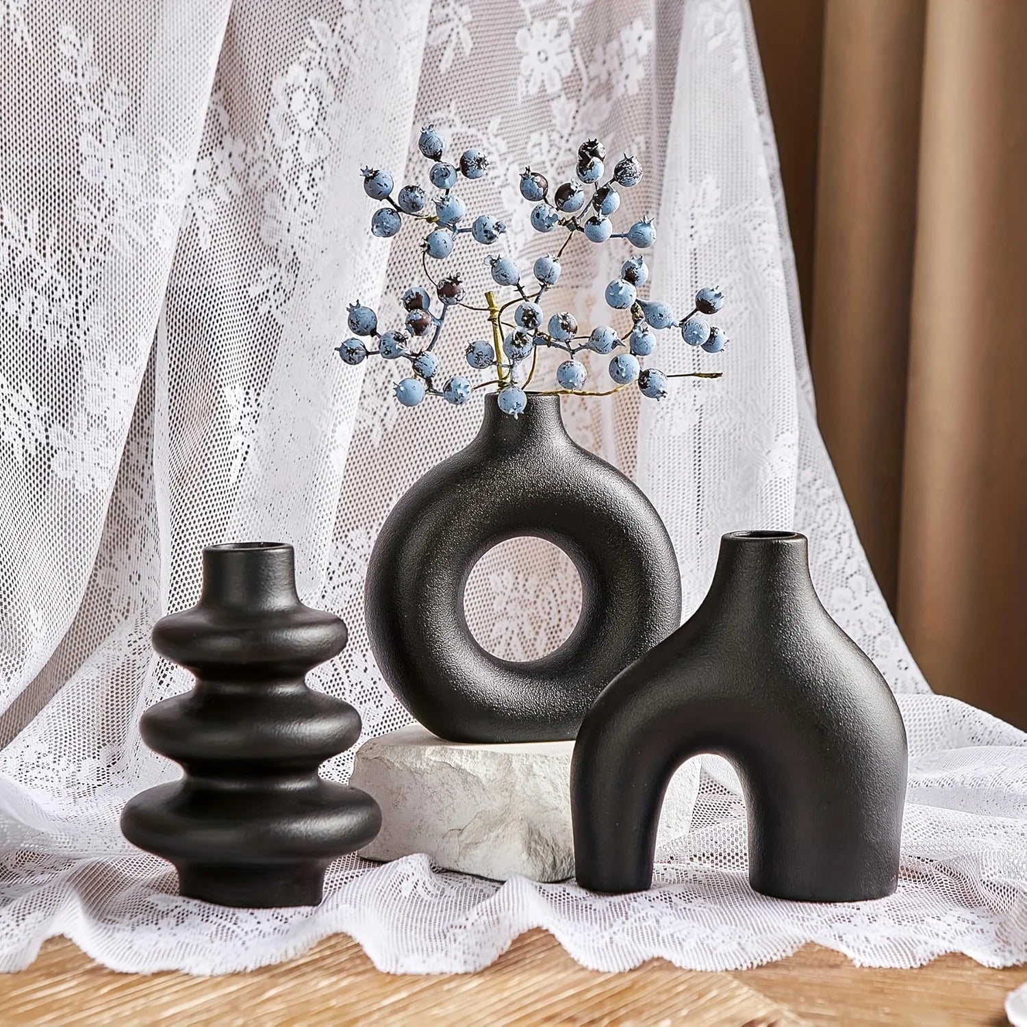 Nordic Bloom – Designer Ceramic Vase