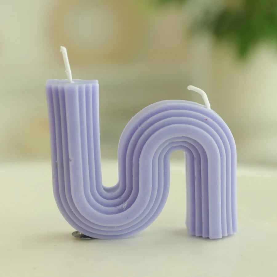 Handmade Alphabet Soy Wax Aromatherapy Candle