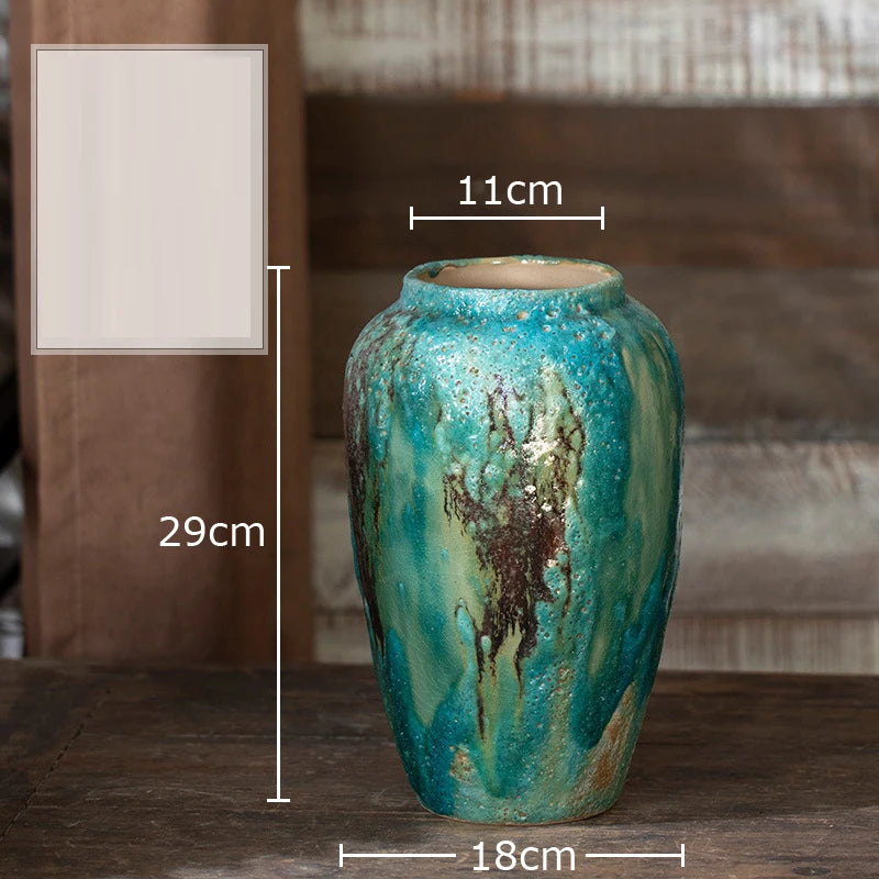Verdis – Blue-Green Ceramic Vase