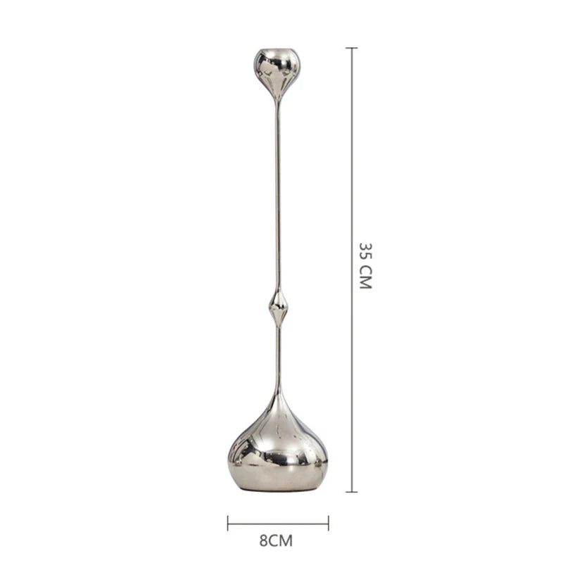 Modern Stainless Steel Candle Holder