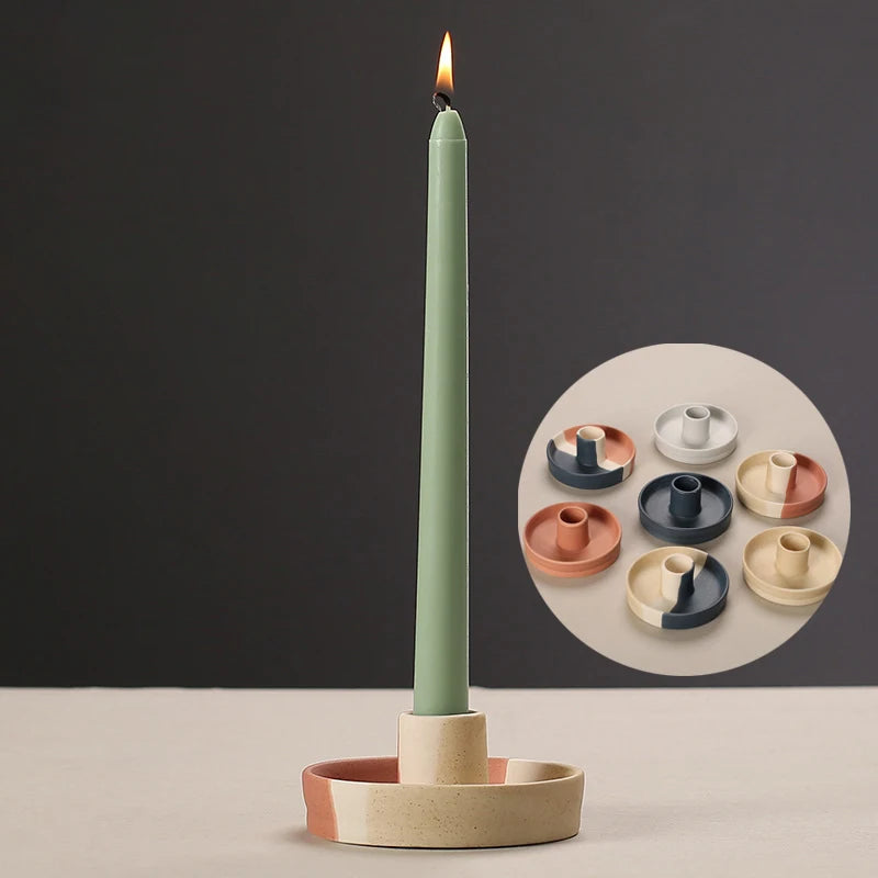 Nordic Ceramic Candle Holder