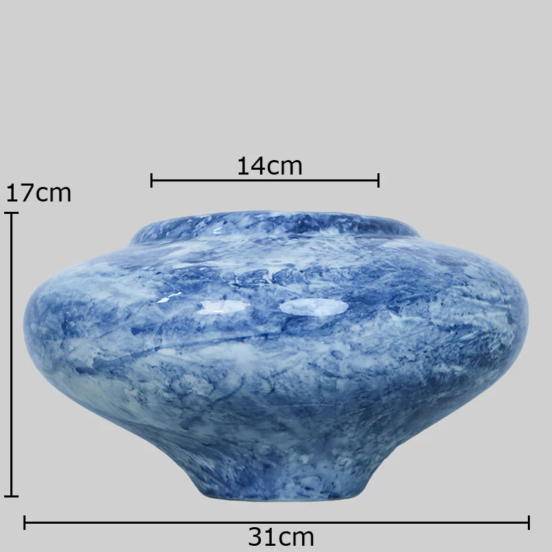 Celeste – Blue & White Porcelain Vase