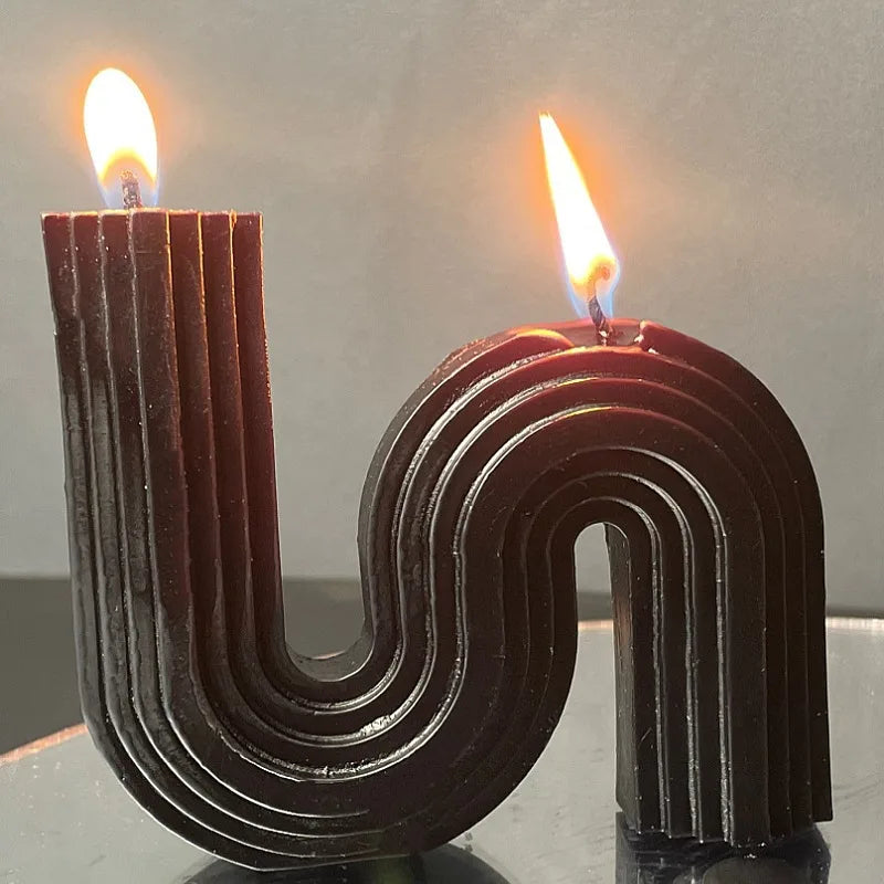 Handmade Alphabet Soy Wax Aromatherapy Candle