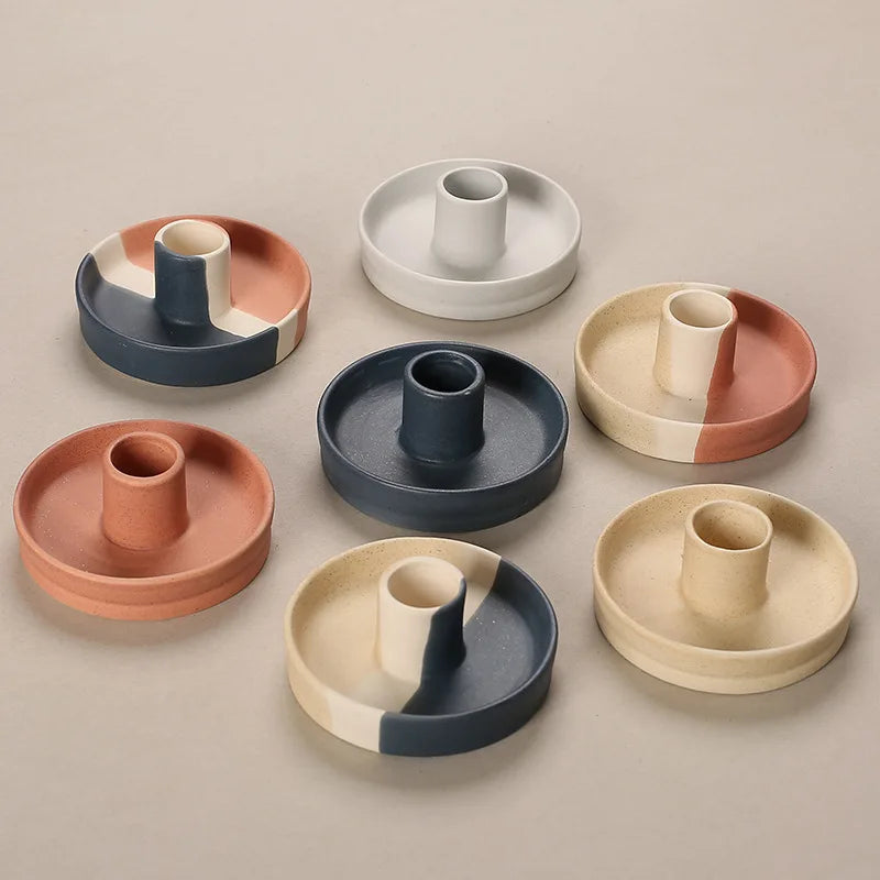 Nordic Ceramic Candle Holder