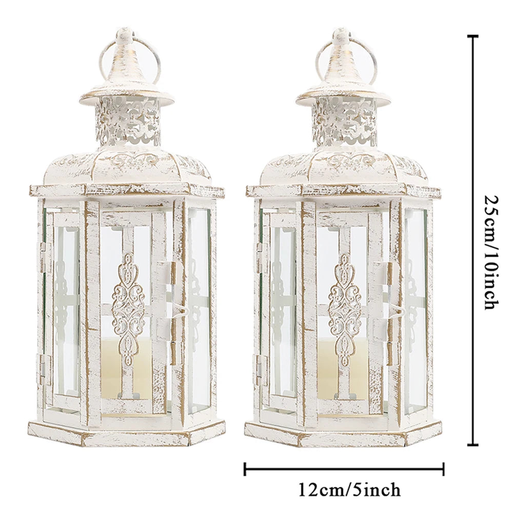 Nordic Metal Lantern Candle Holder