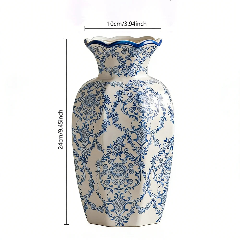 Azure – Hand-Painted Porcelain Vase