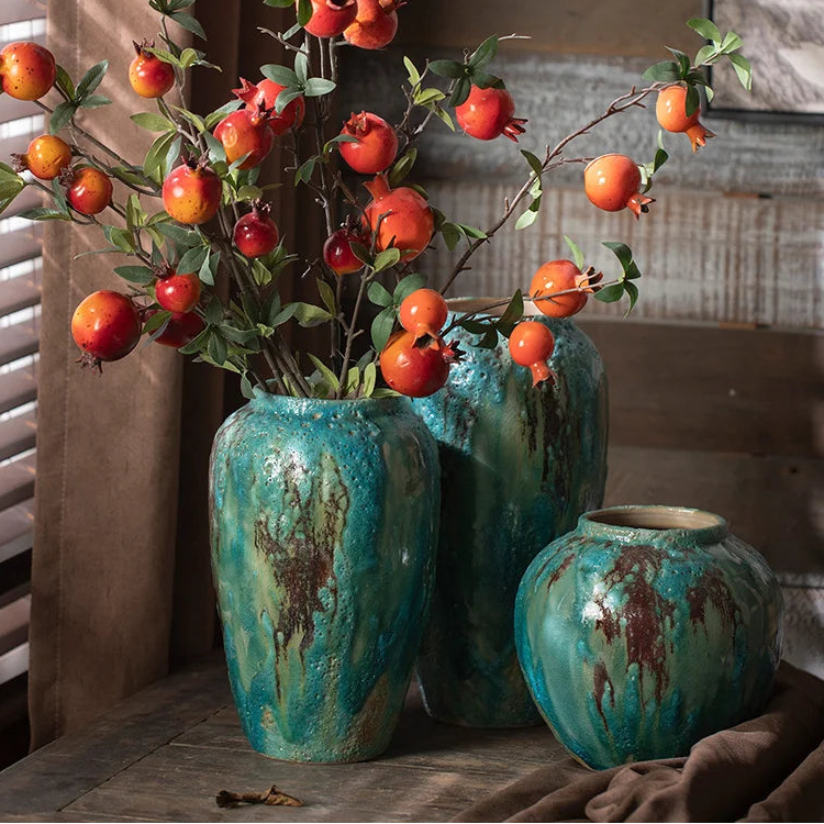 Verdis – Blue-Green Ceramic Vase